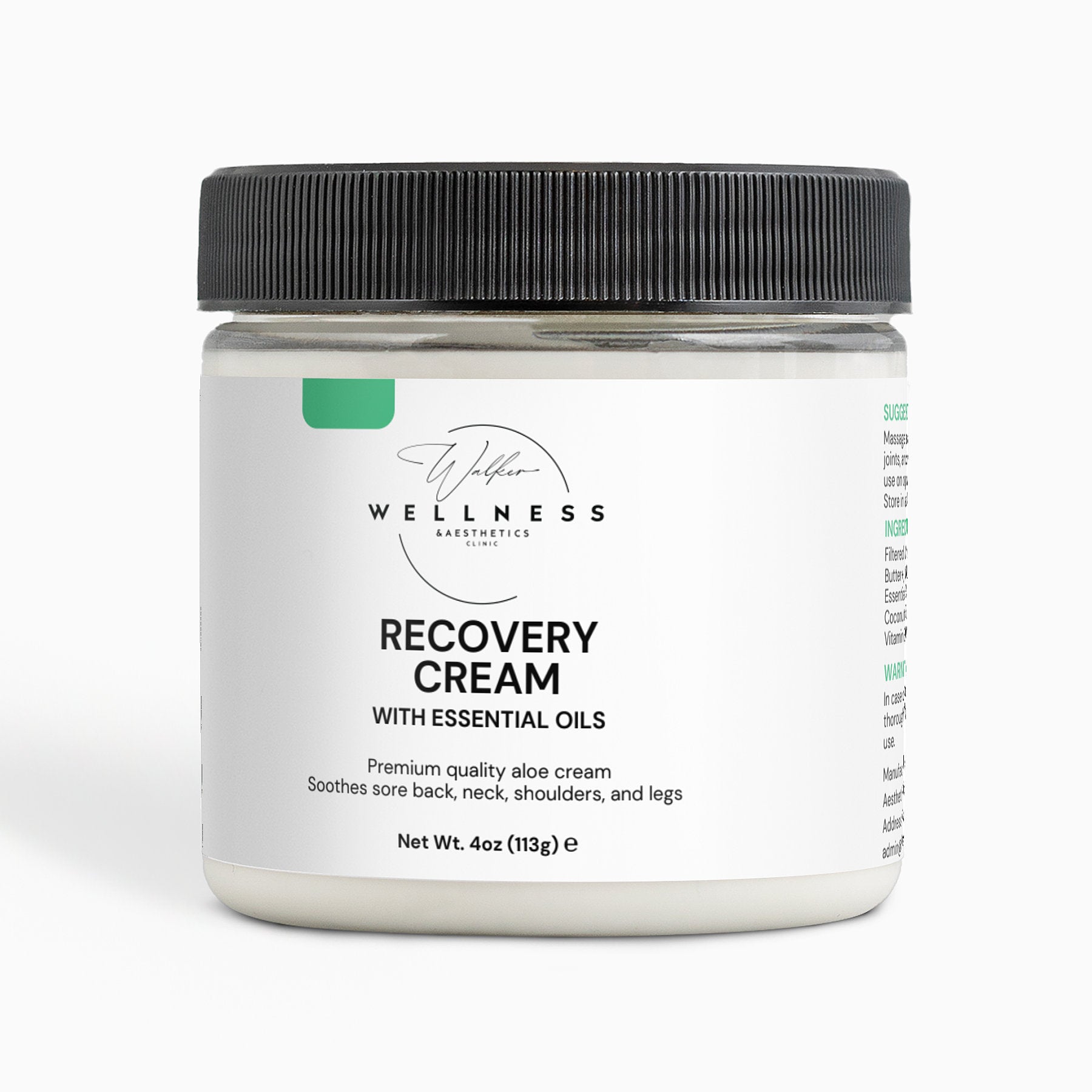 Recovery Cream | Silky Hydration with Aloe & Grapeseed Oil