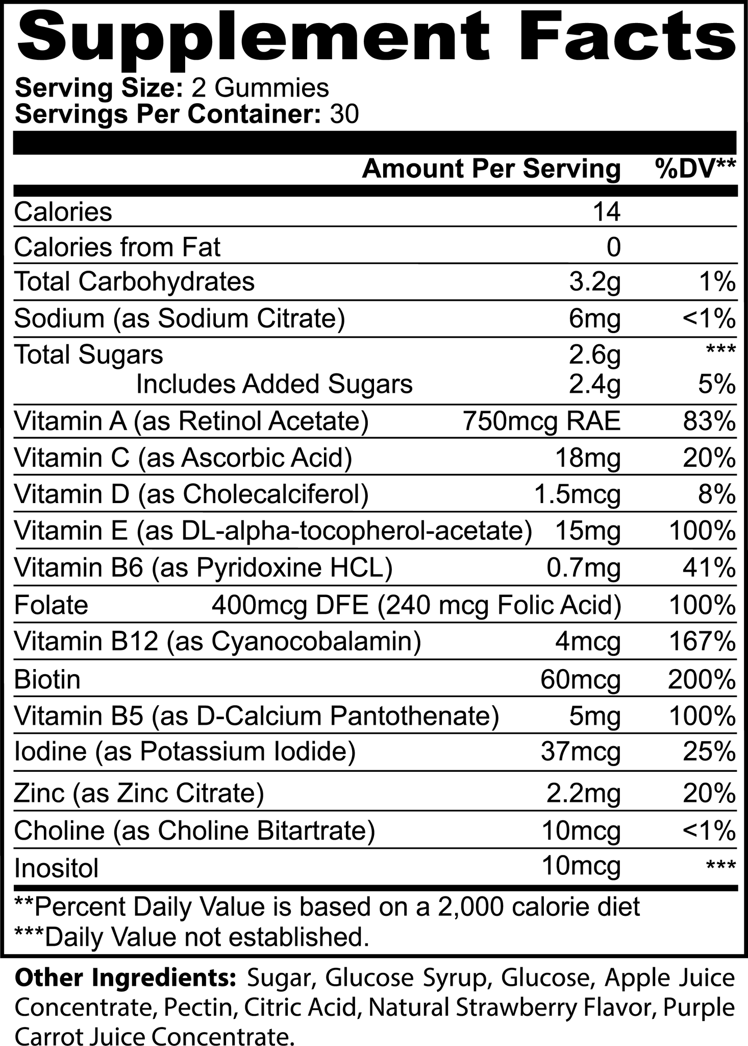 Multivitamin Gummies (Adult) | Support Overall Wellness & Immune Function