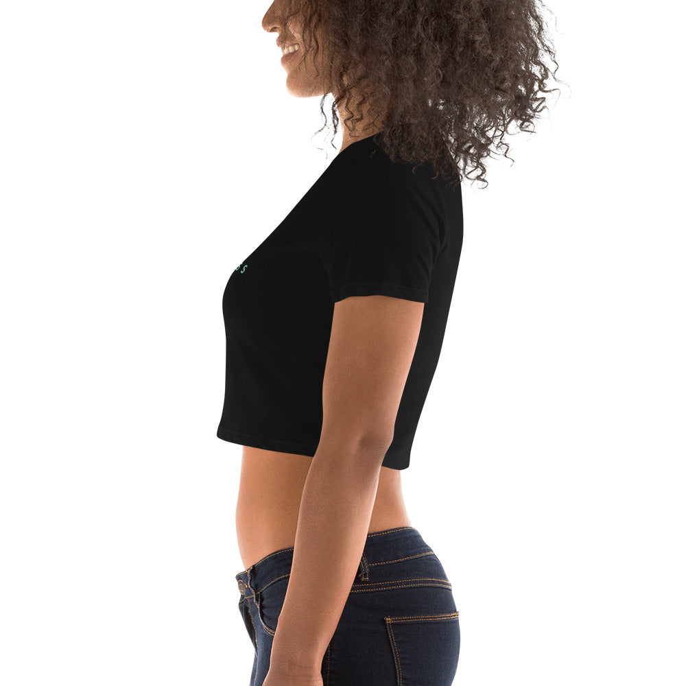 Trendy Women’s Crop Tee | Comfortable, Tight-Fitting Top